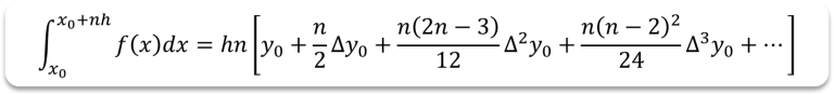 فرمول انتگرال نیوتن کاتس- روش ذوزنقه ای